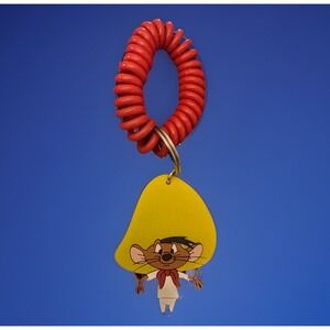 Speedy Gonzales 1996 Rubber Keychain Warner Brothers